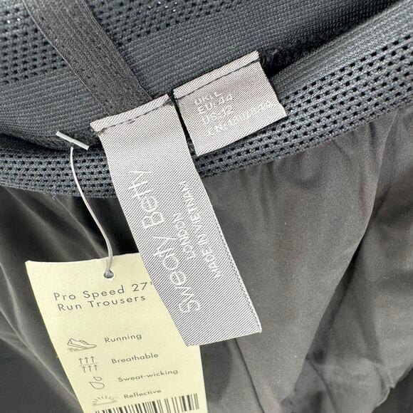 Sweaty Betty Pants Pro Speed 27 Sporty Joggers Women's Size 12 Black NWT - Picture 7 of 7